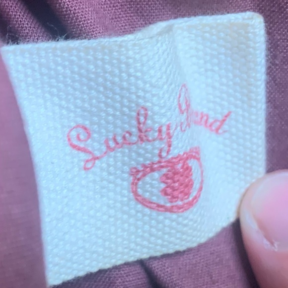 Lucky brand Shoulder bag , hobo boho bohemian leather canvas purse grunge - Picture 14 of 16